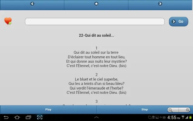 Hymnes et Louanges android App screenshot 1